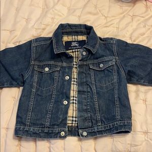 Burberry’s baby jean jacket